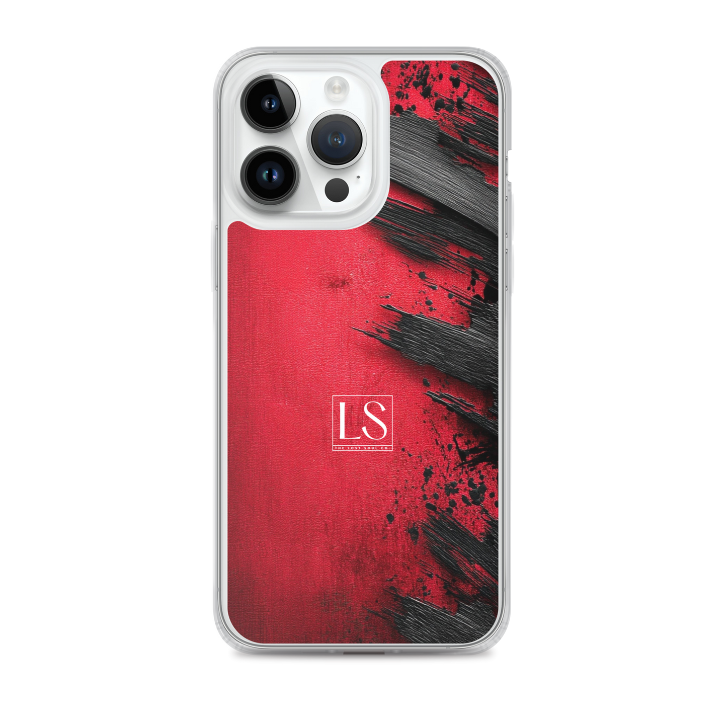 Blood & Brush – Clear iPhone Case | LS-P01