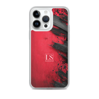 Blood & Brush – Clear iPhone Case | LS-P01