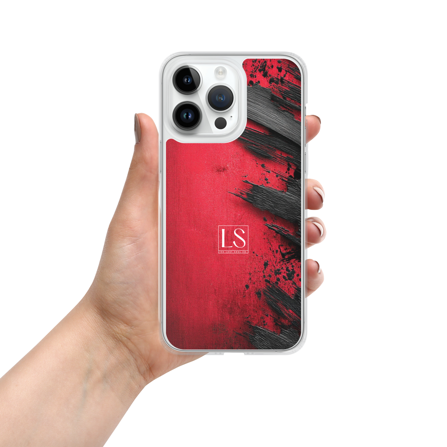 Blood & Brush – Clear iPhone Case | LS-P01