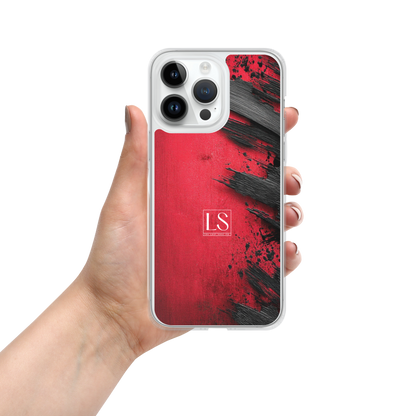 Blood & Brush – Clear iPhone Case | LS-P01