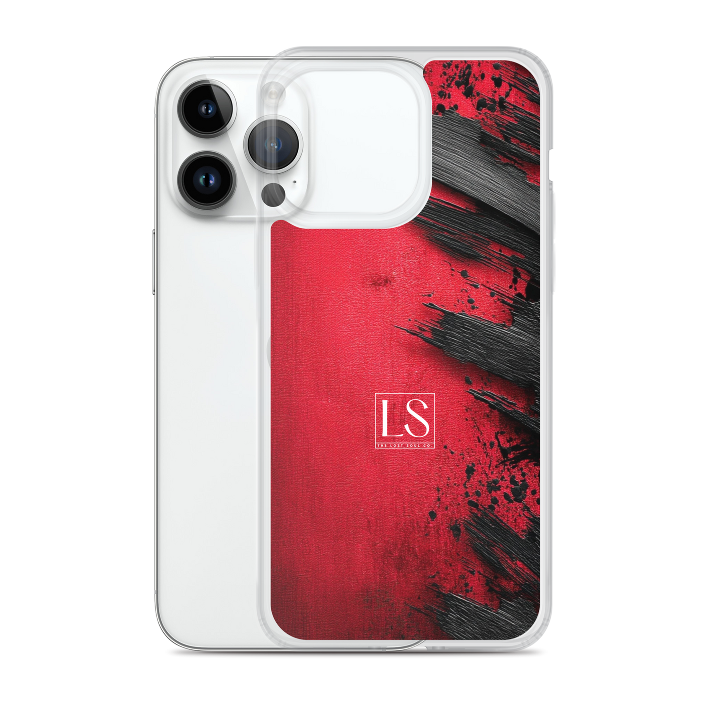 Blood & Brush – Clear iPhone Case | LS-P01