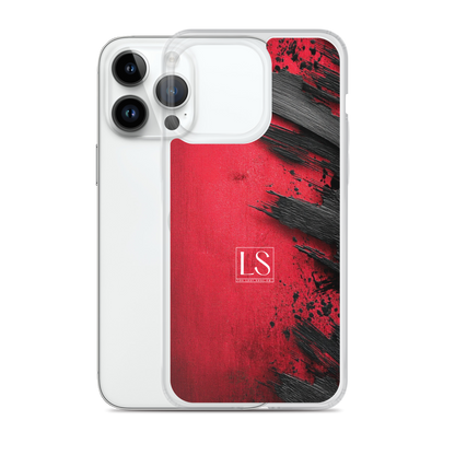 Blood & Brush – Clear iPhone Case | LS-P01