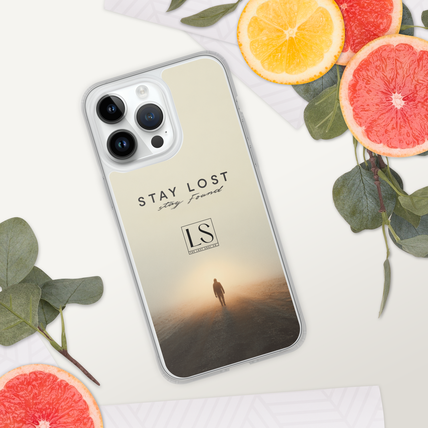 Stay Lost Stay Found – Clear iPhone Case | LS-P02