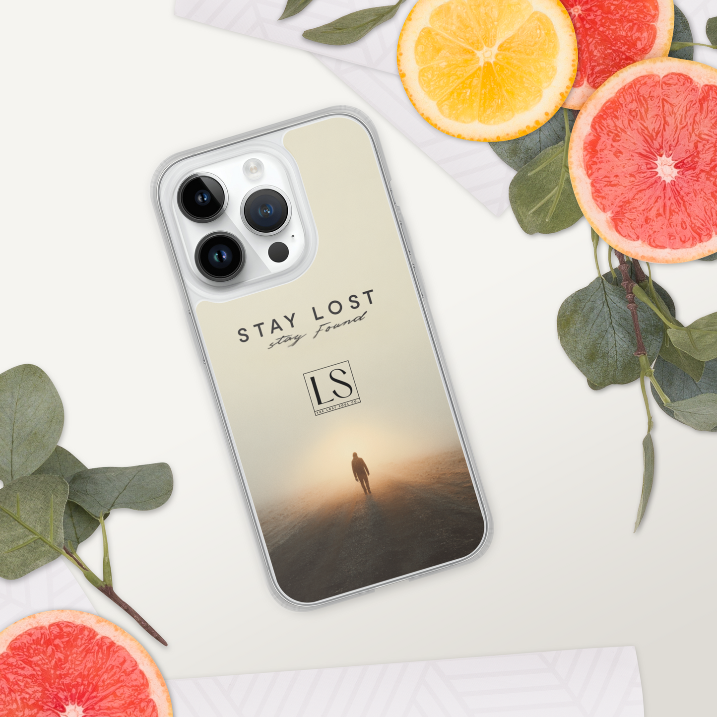 Stay Lost Stay Found – Clear iPhone Case | LS-P02