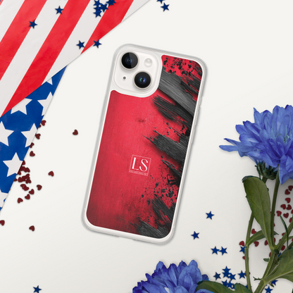 Blood & Brush – Clear iPhone Case | LS-P01