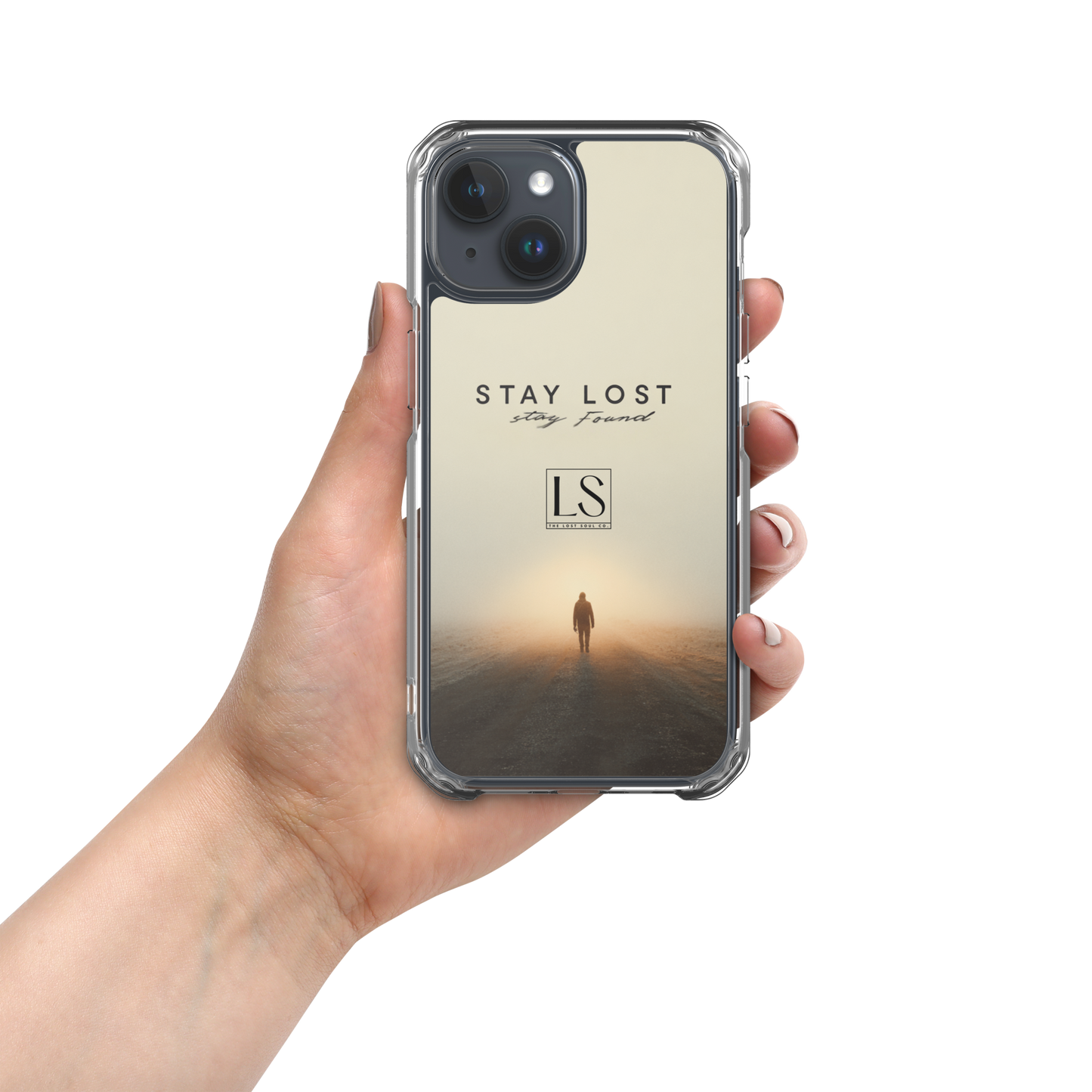 Stay Lost Stay Found – Clear iPhone Case | LS-P02