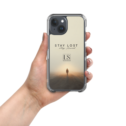 Stay Lost Stay Found – Clear iPhone Case | LS-P02