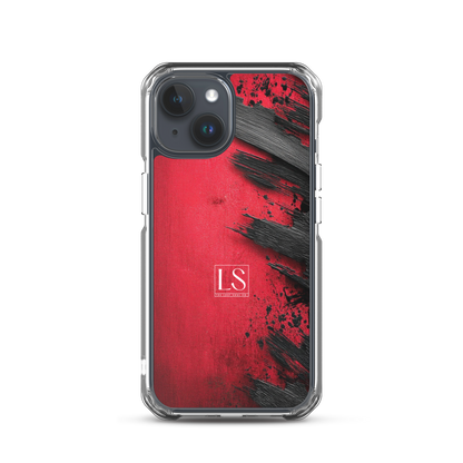 Blood & Brush – Clear iPhone Case | LS-P01