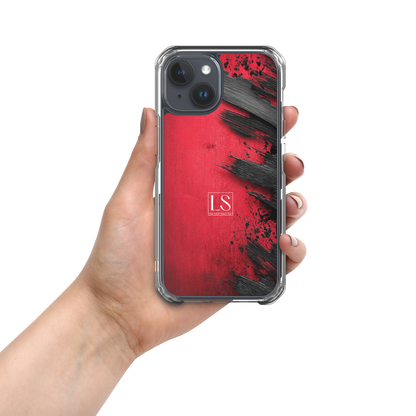 Blood & Brush – Clear iPhone Case | LS-P01