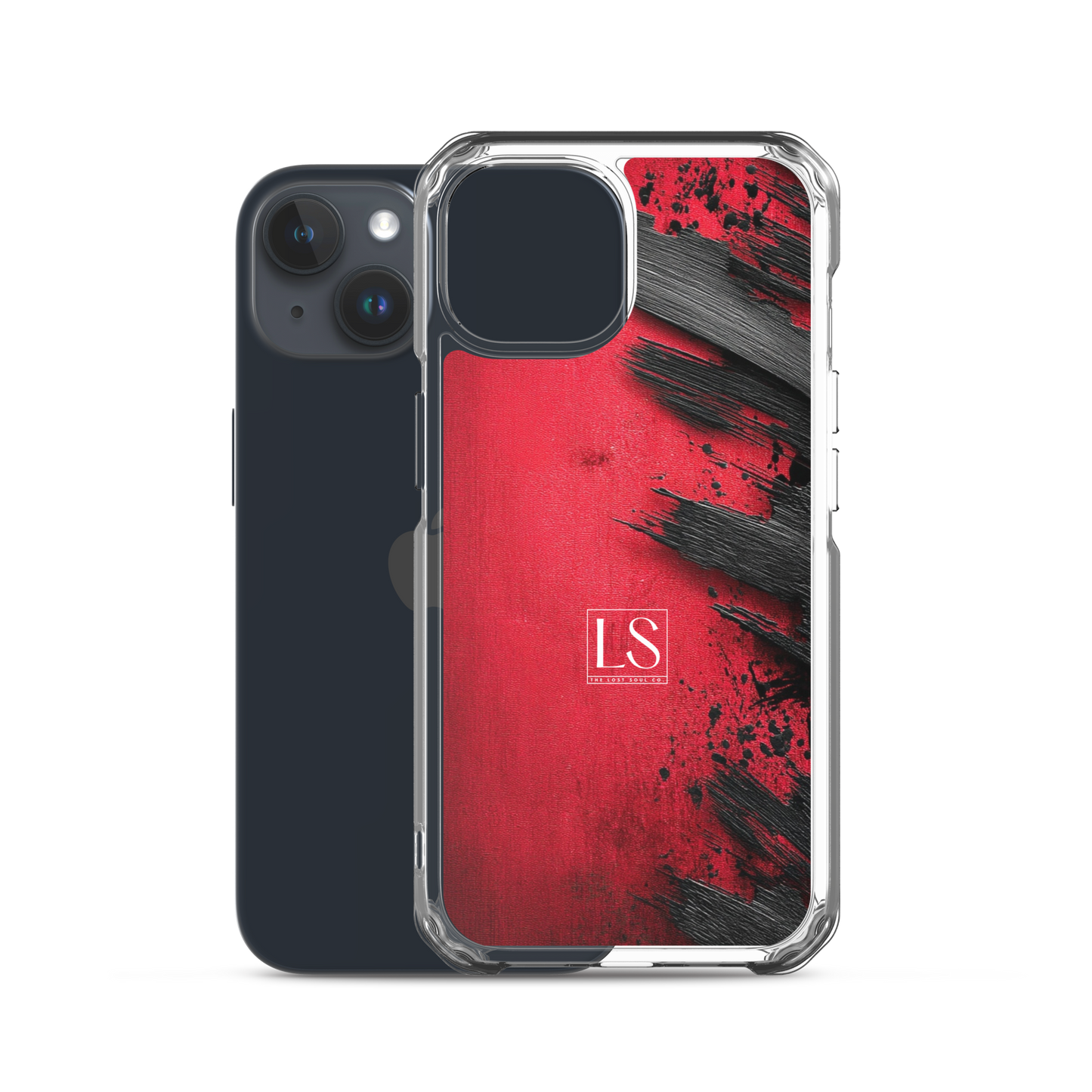 Blood & Brush – Clear iPhone Case | LS-P01