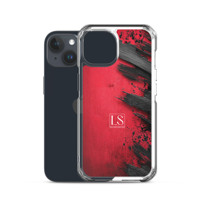Blood & Brush – Clear iPhone Case | LS-P01