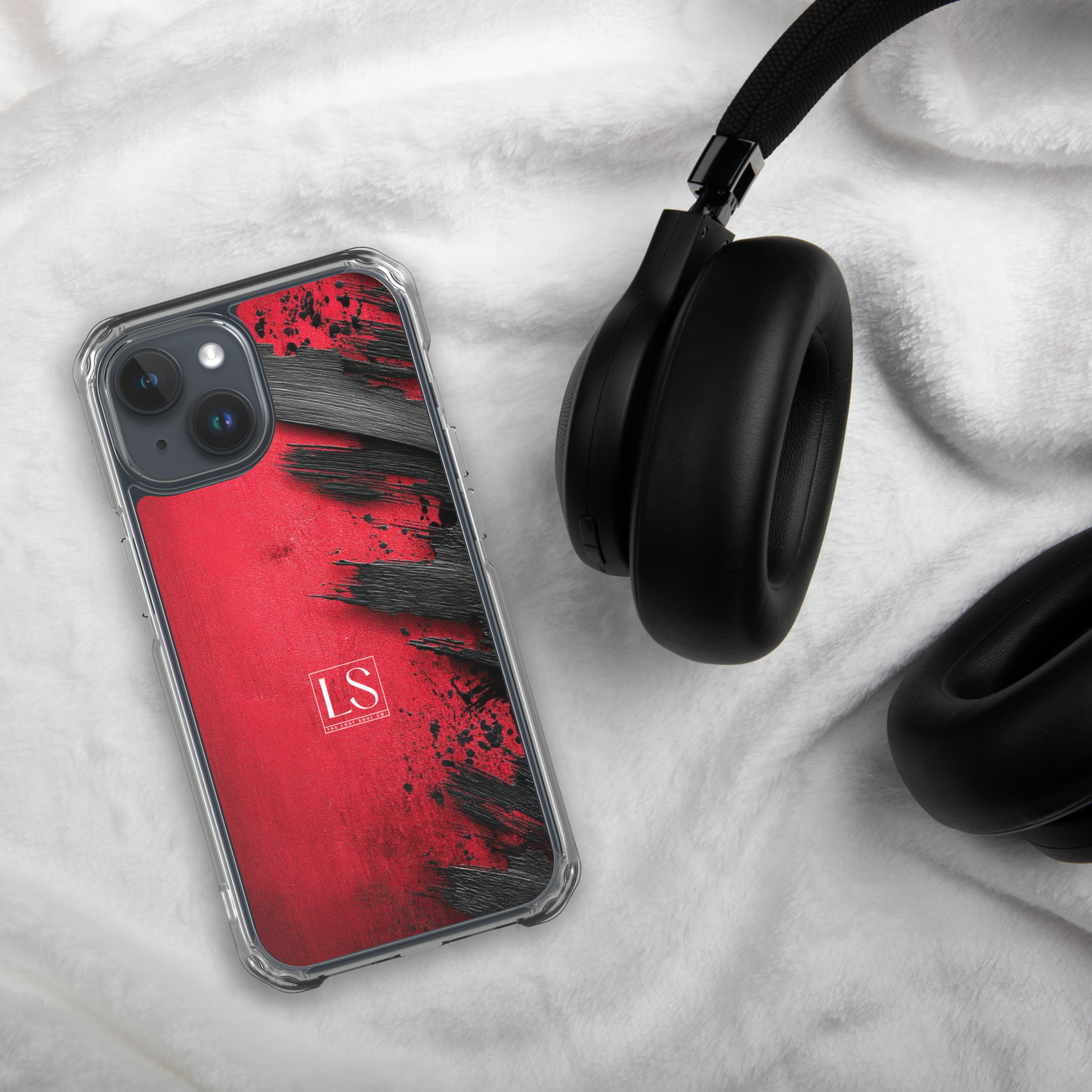 Blood & Brush – Clear iPhone Case | LS-P01