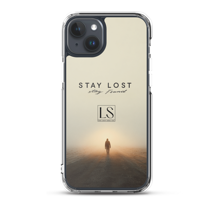Stay Lost Stay Found – Clear iPhone Case | LS-P02