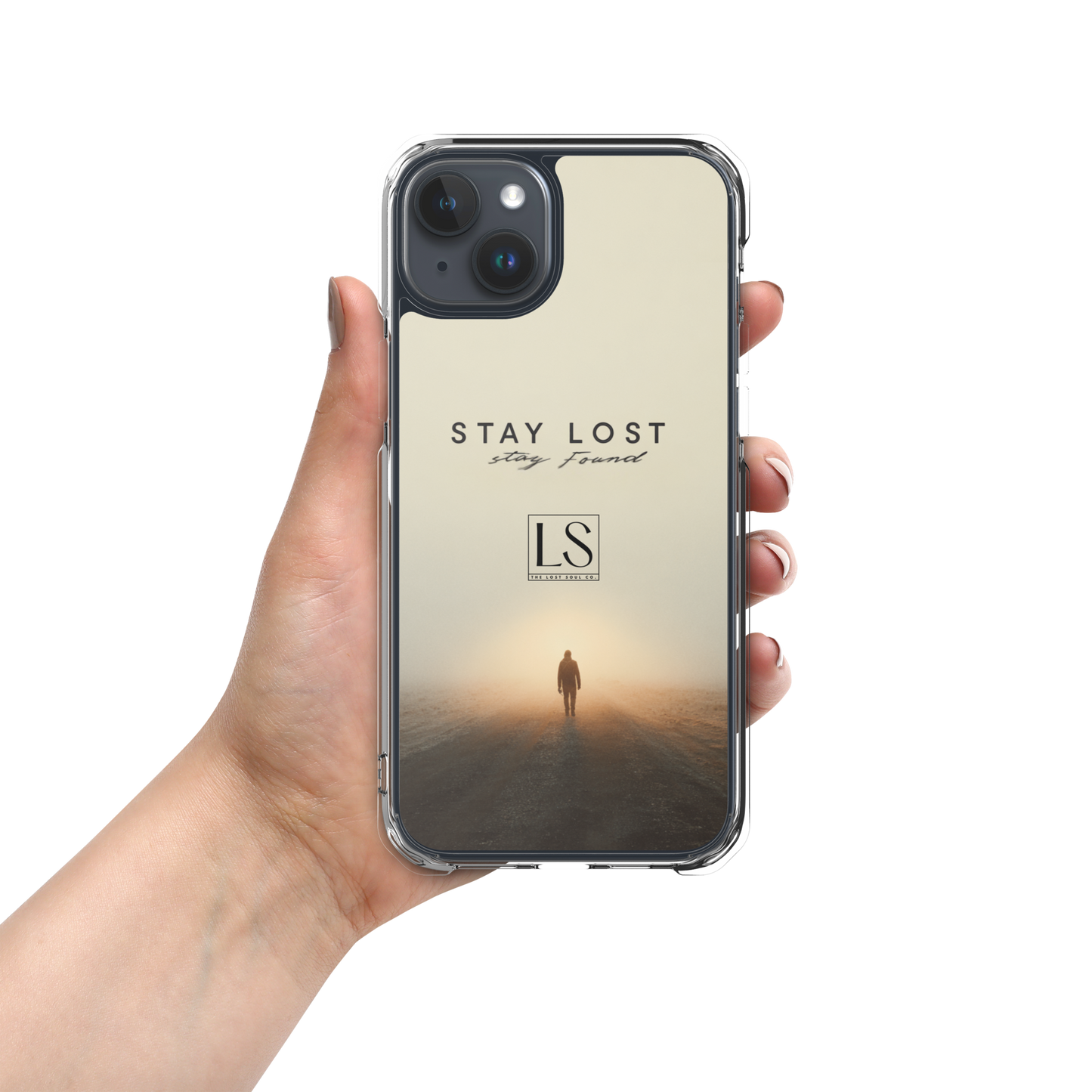 Stay Lost Stay Found – Clear iPhone Case | LS-P02