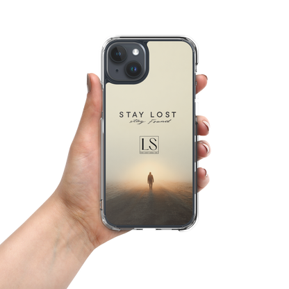 Stay Lost Stay Found – Clear iPhone Case | LS-P02