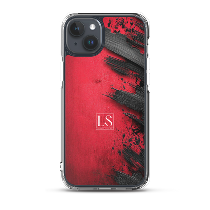 Blood & Brush – Clear iPhone Case | LS-P01