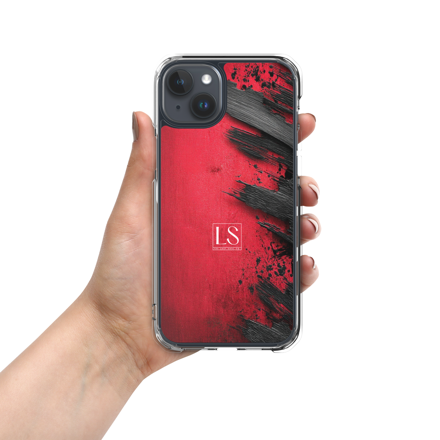 Blood & Brush – Clear iPhone Case | LS-P01