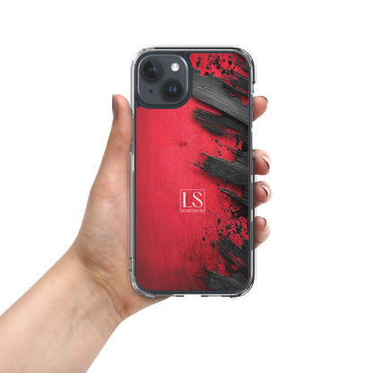 Blood & Brush – Clear iPhone Case | LS-P01