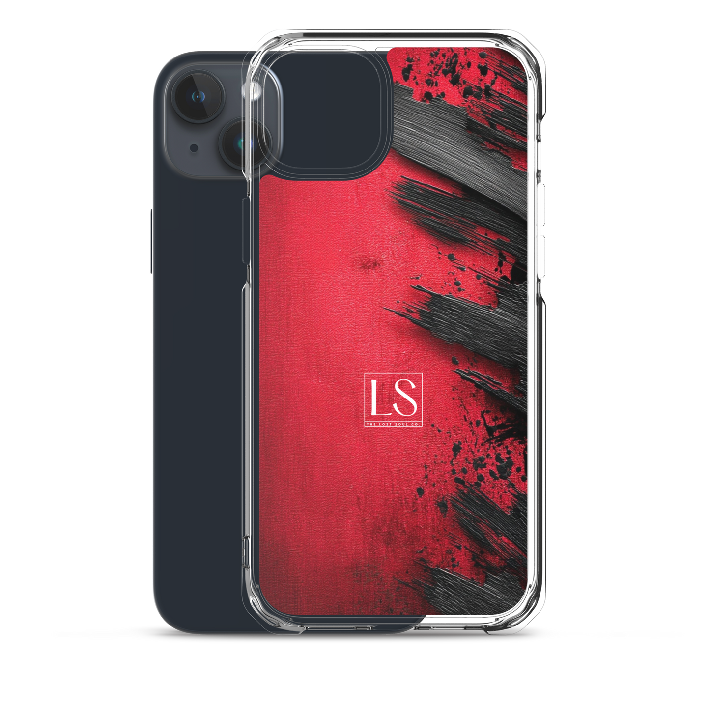 Blood & Brush – Clear iPhone Case | LS-P01