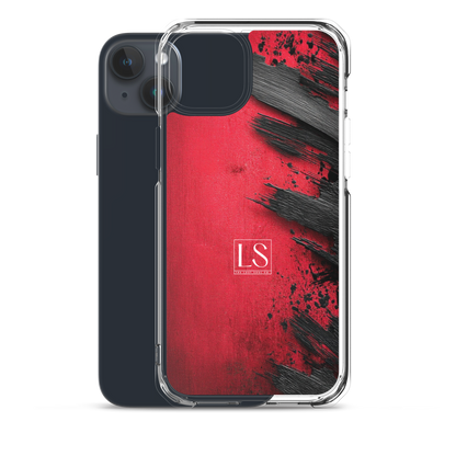 Blood & Brush – Clear iPhone Case | LS-P01