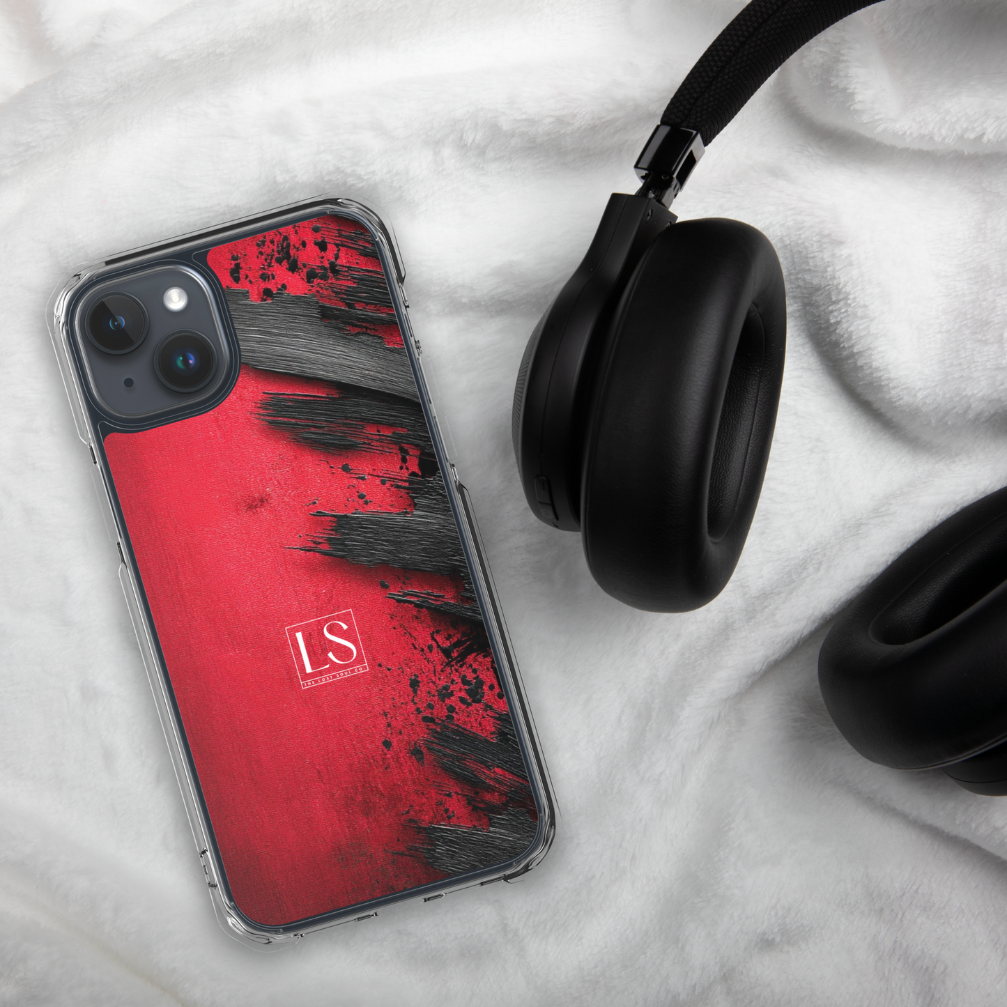 Blood & Brush – Clear iPhone Case | LS-P01