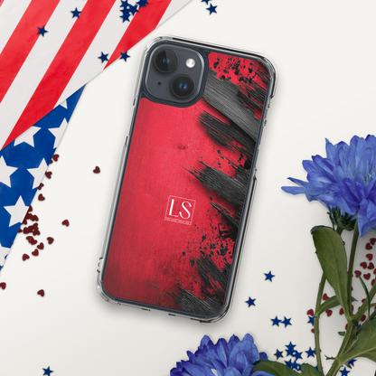 Blood & Brush – Clear iPhone Case | LS-P01