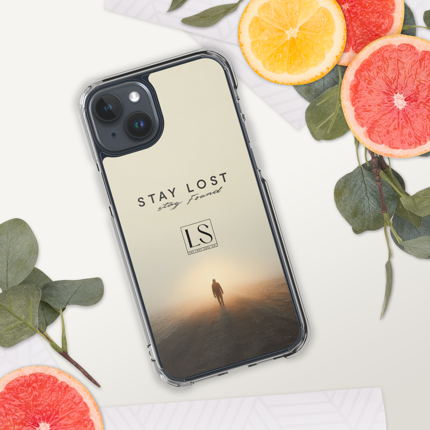 Stay Lost Stay Found – Clear iPhone Case | LS-P02