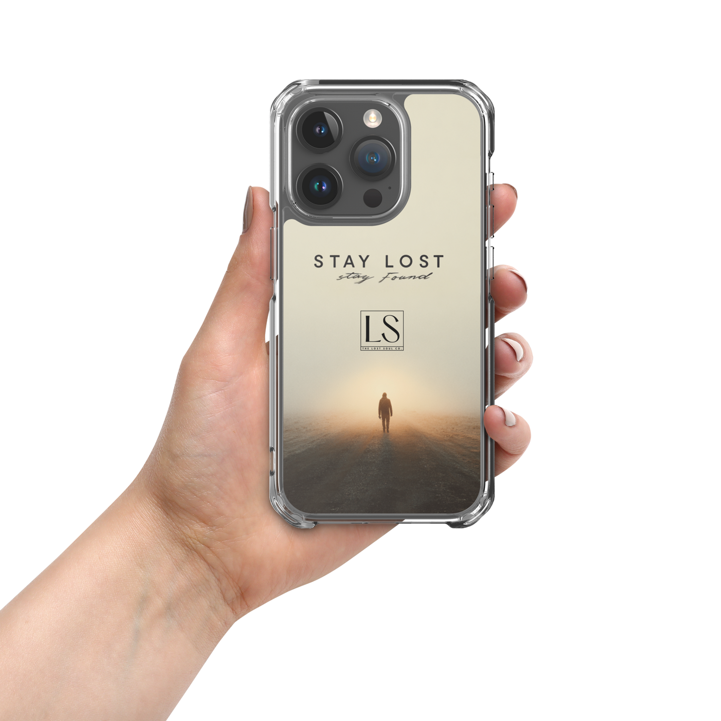 Stay Lost Stay Found – Clear iPhone Case | LS-P02