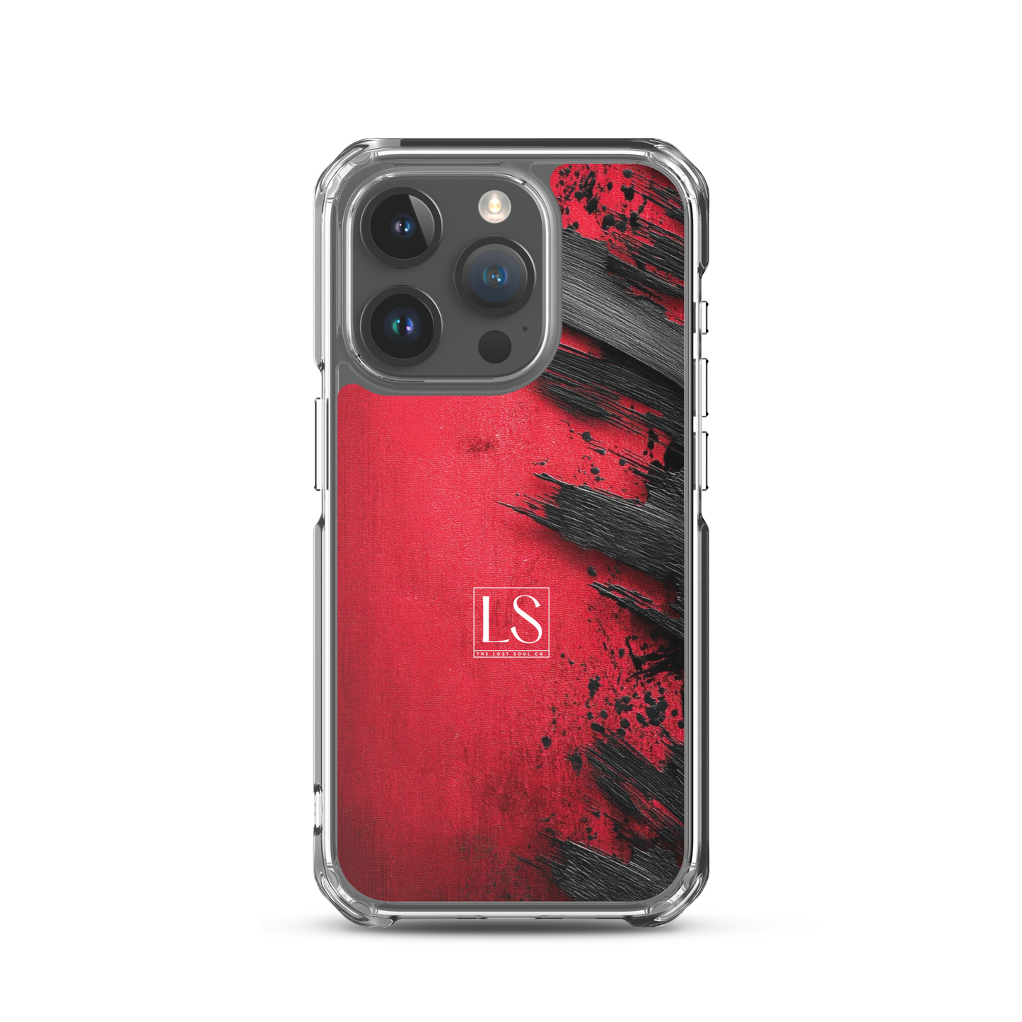 Blood & Brush – Clear iPhone Case | LS-P01
