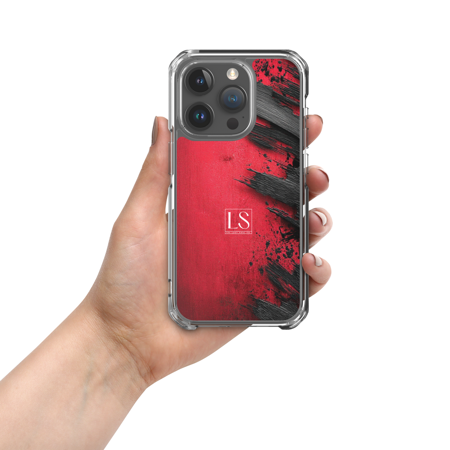 Blood & Brush – Clear iPhone Case | LS-P01