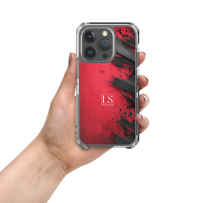 Blood & Brush – Clear iPhone Case | LS-P01
