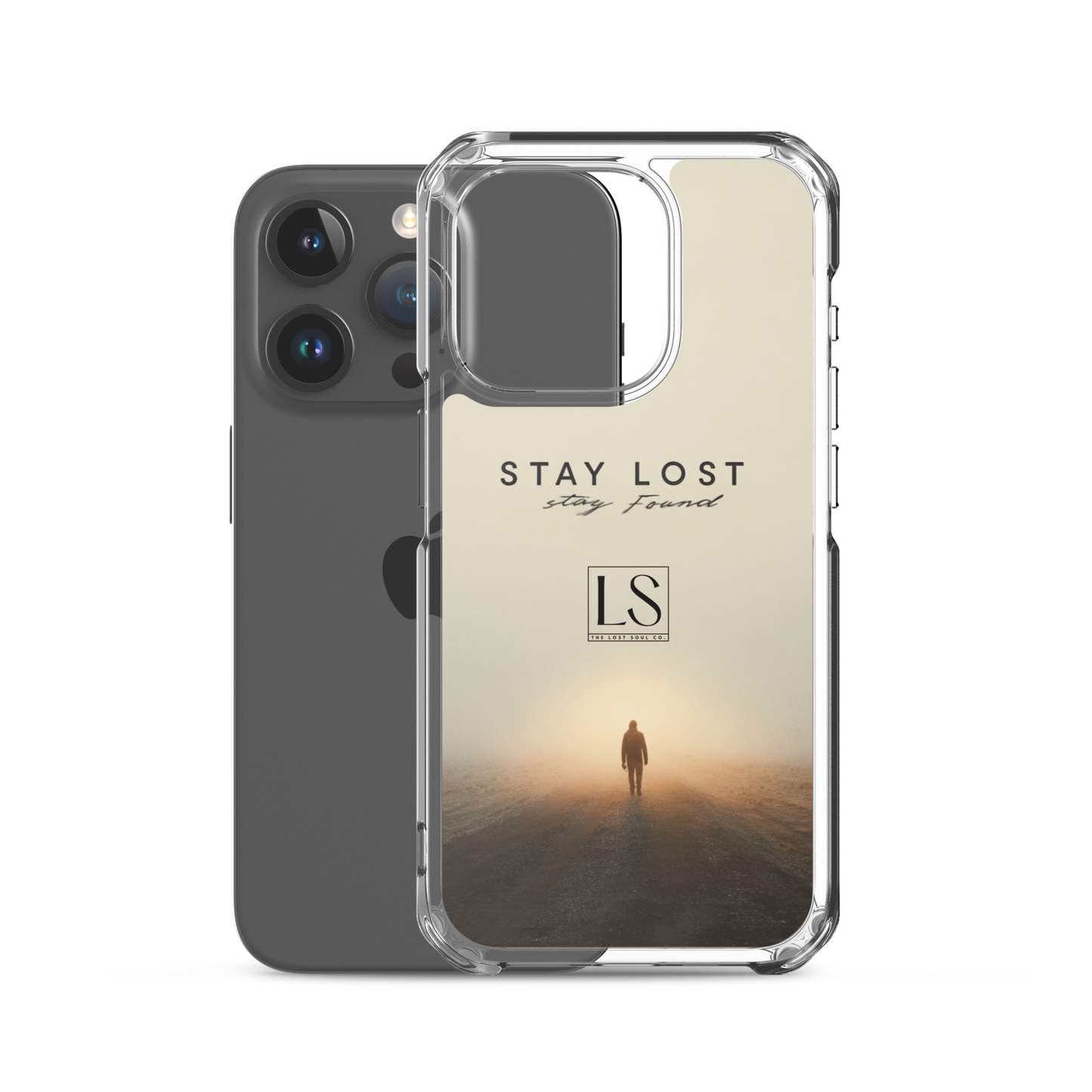 Stay Lost Stay Found – Clear iPhone Case | LS-P02