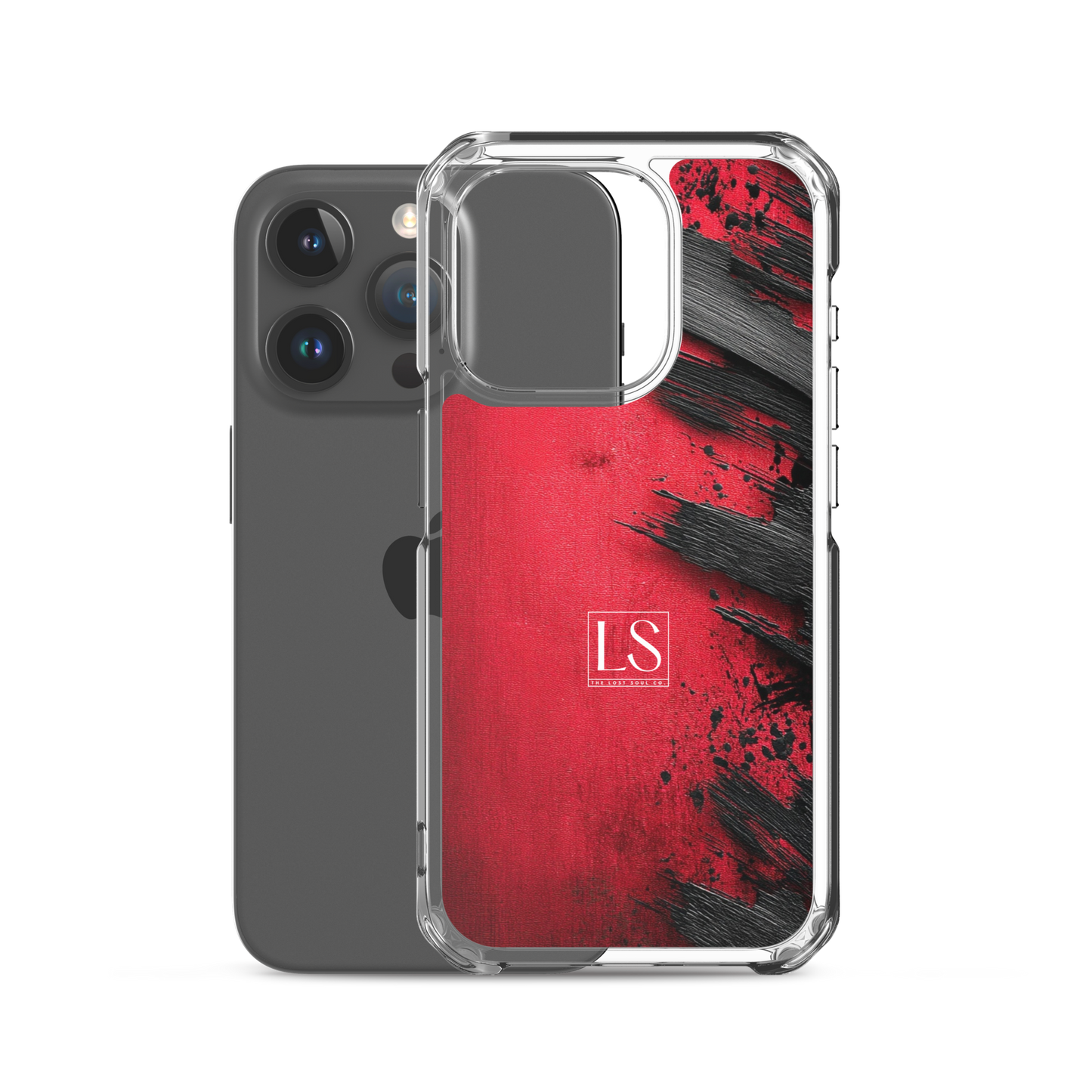 Blood & Brush – Clear iPhone Case | LS-P01