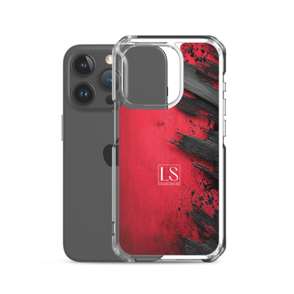 Blood & Brush – Clear iPhone Case | LS-P01
