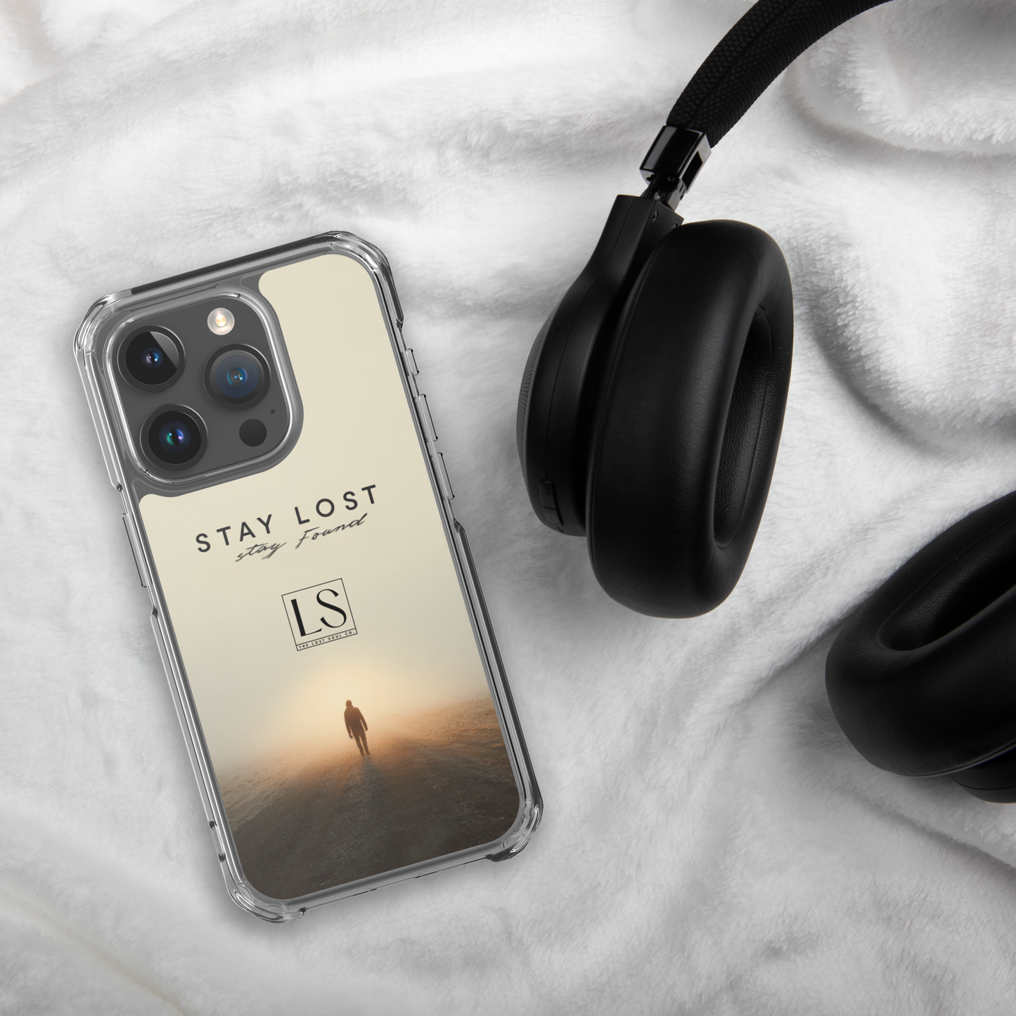 Stay Lost Stay Found – Clear iPhone Case | LS-P02