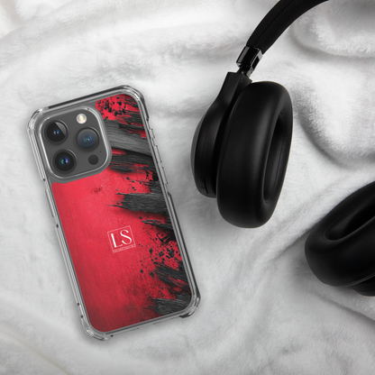 Blood & Brush – Clear iPhone Case | LS-P01