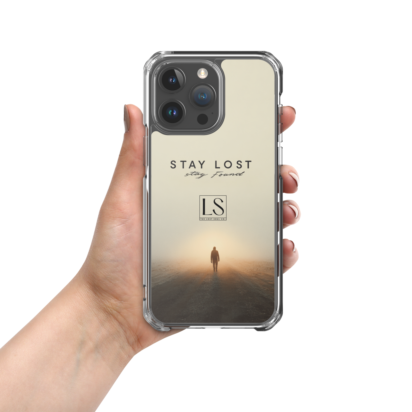 Stay Lost Stay Found – Clear iPhone Case | LS-P02