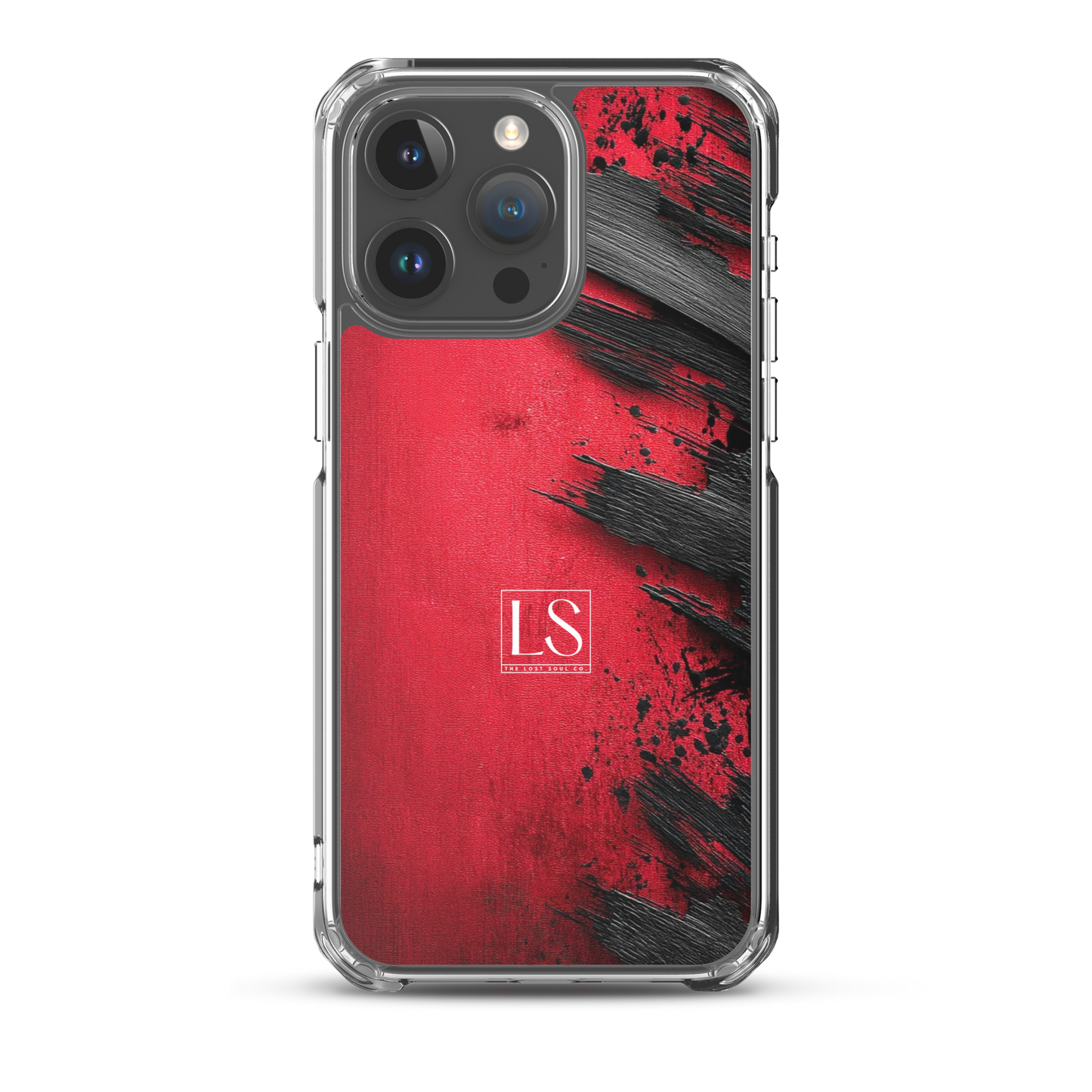 Blood & Brush – Clear iPhone Case | LS-P01
