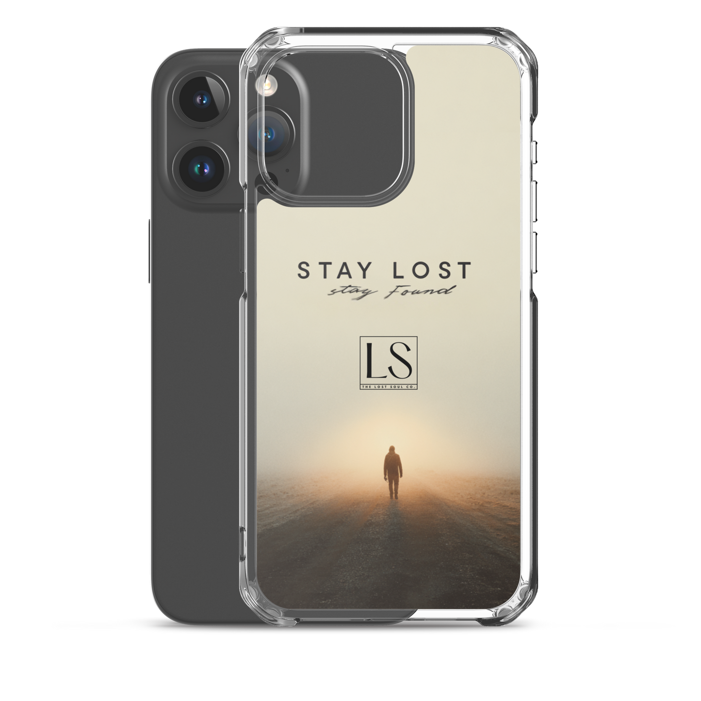 Stay Lost Stay Found – Clear iPhone Case | LS-P02