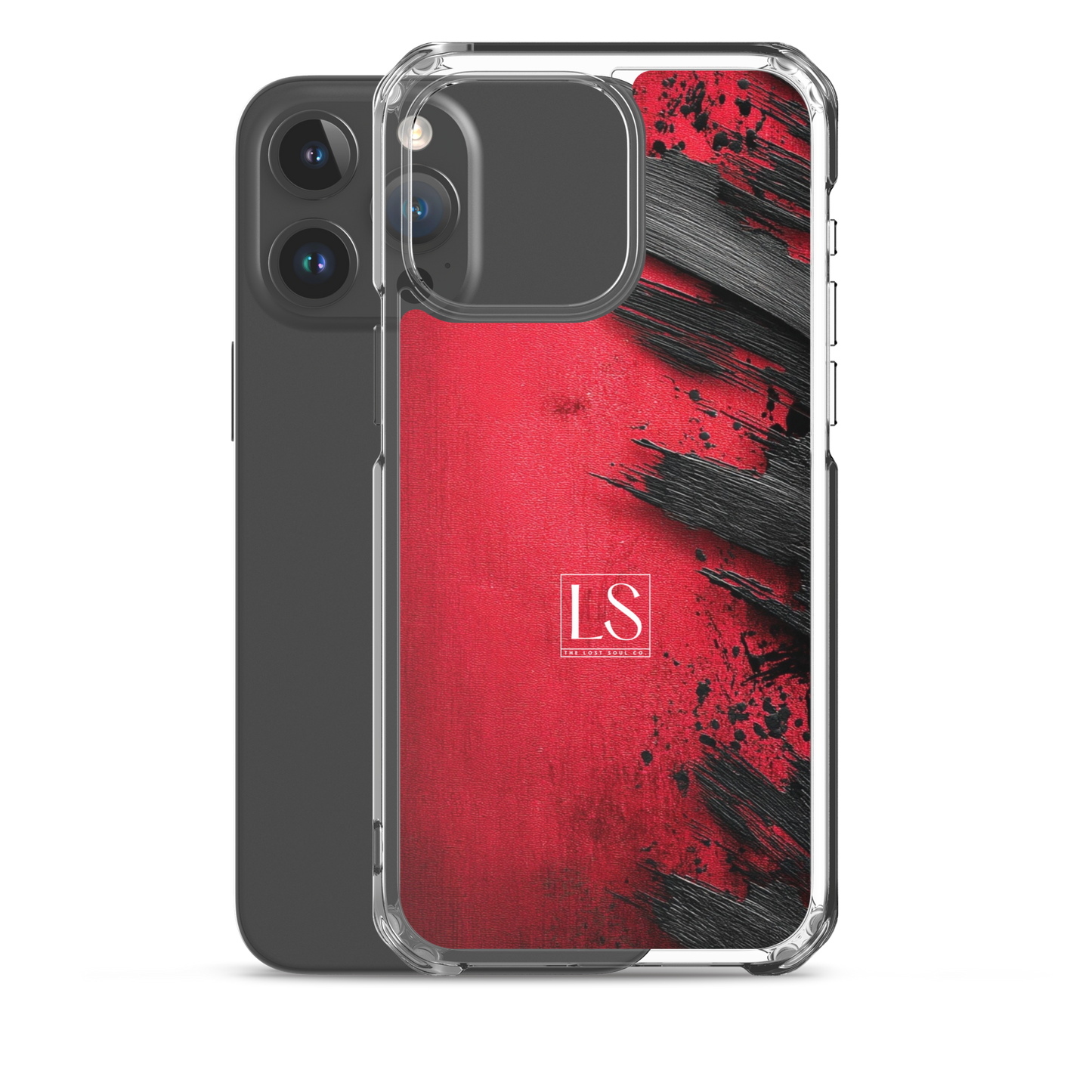 Blood & Brush – Clear iPhone Case | LS-P01