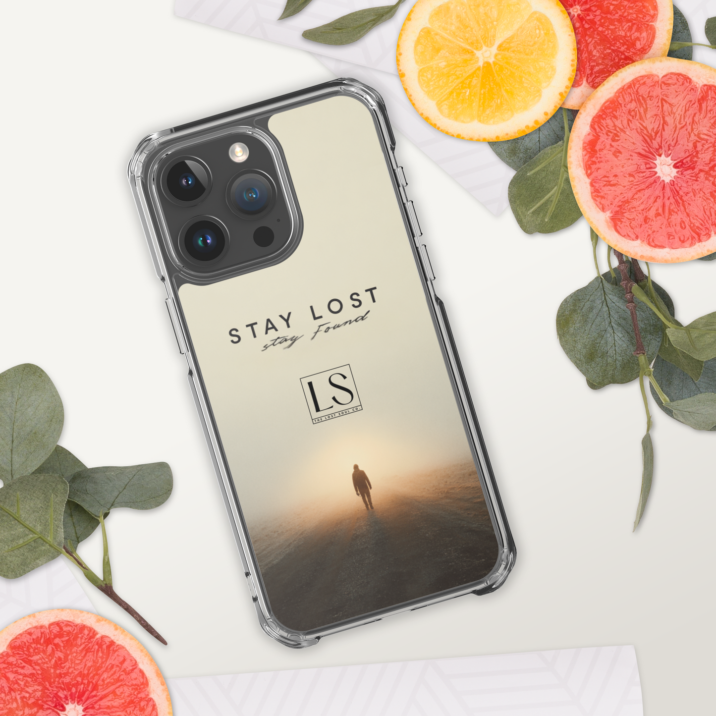 Stay Lost Stay Found – Clear iPhone Case | LS-P02