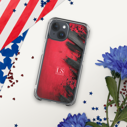 Blood & Brush – Clear iPhone Case | LS-P01