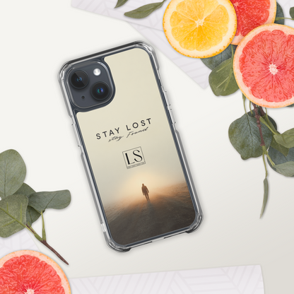 Stay Lost Stay Found – Clear iPhone Case | LS-P02
