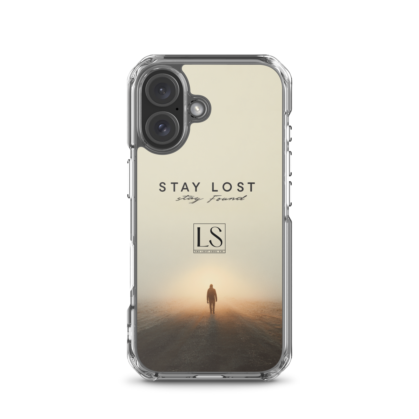 Stay Lost Stay Found – Clear iPhone Case | LS-P02