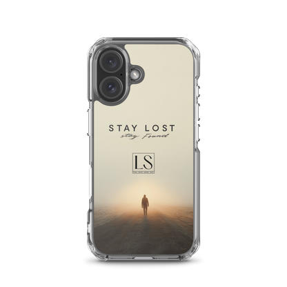 Stay Lost Stay Found – Clear iPhone Case | LS-P02