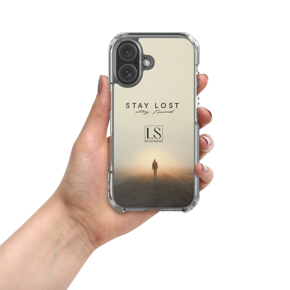 Stay Lost Stay Found – Clear iPhone Case | LS-P02