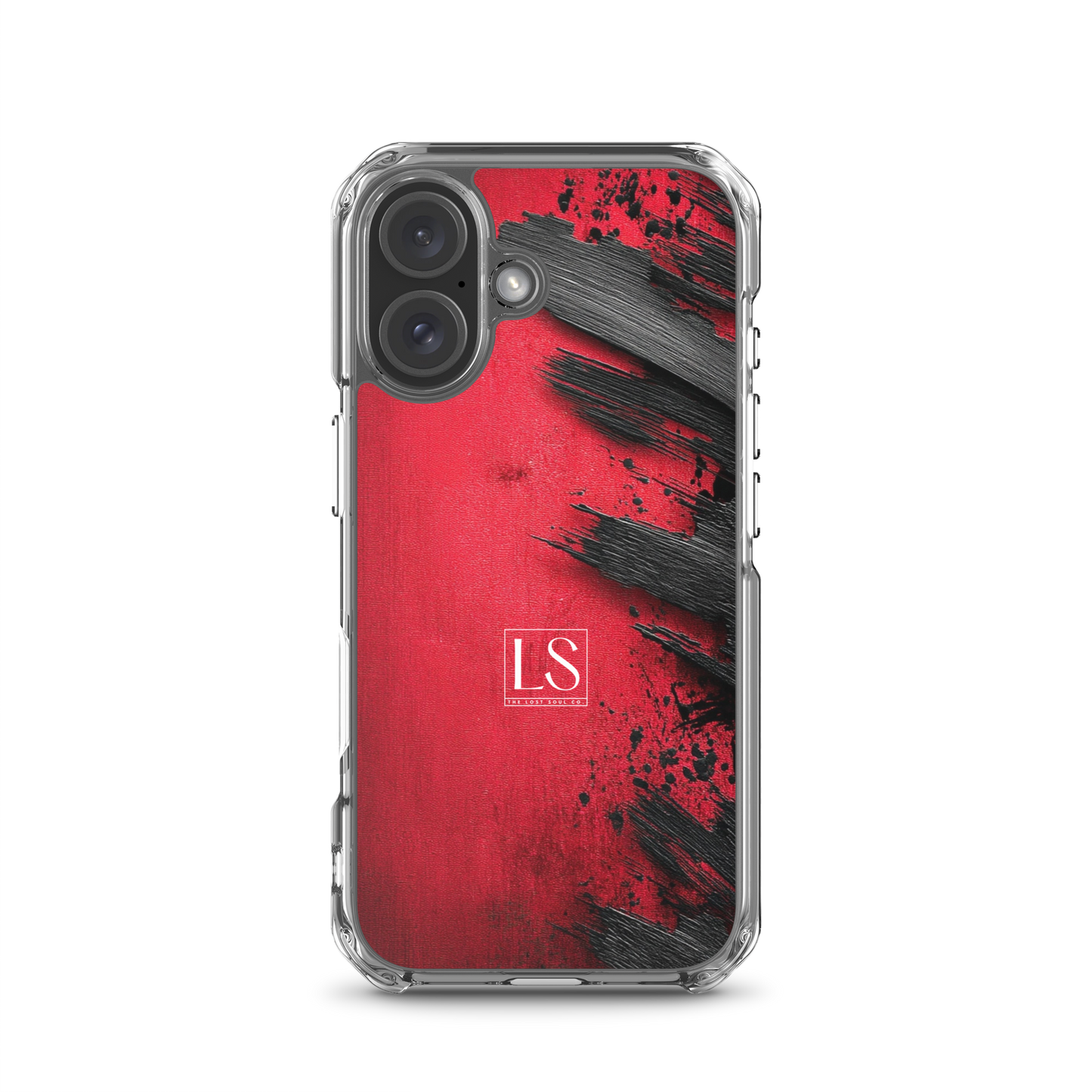 Blood & Brush – Clear iPhone Case | LS-P01