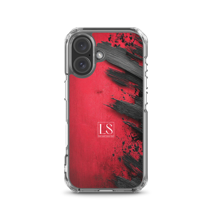 Blood & Brush – Clear iPhone Case | LS-P01