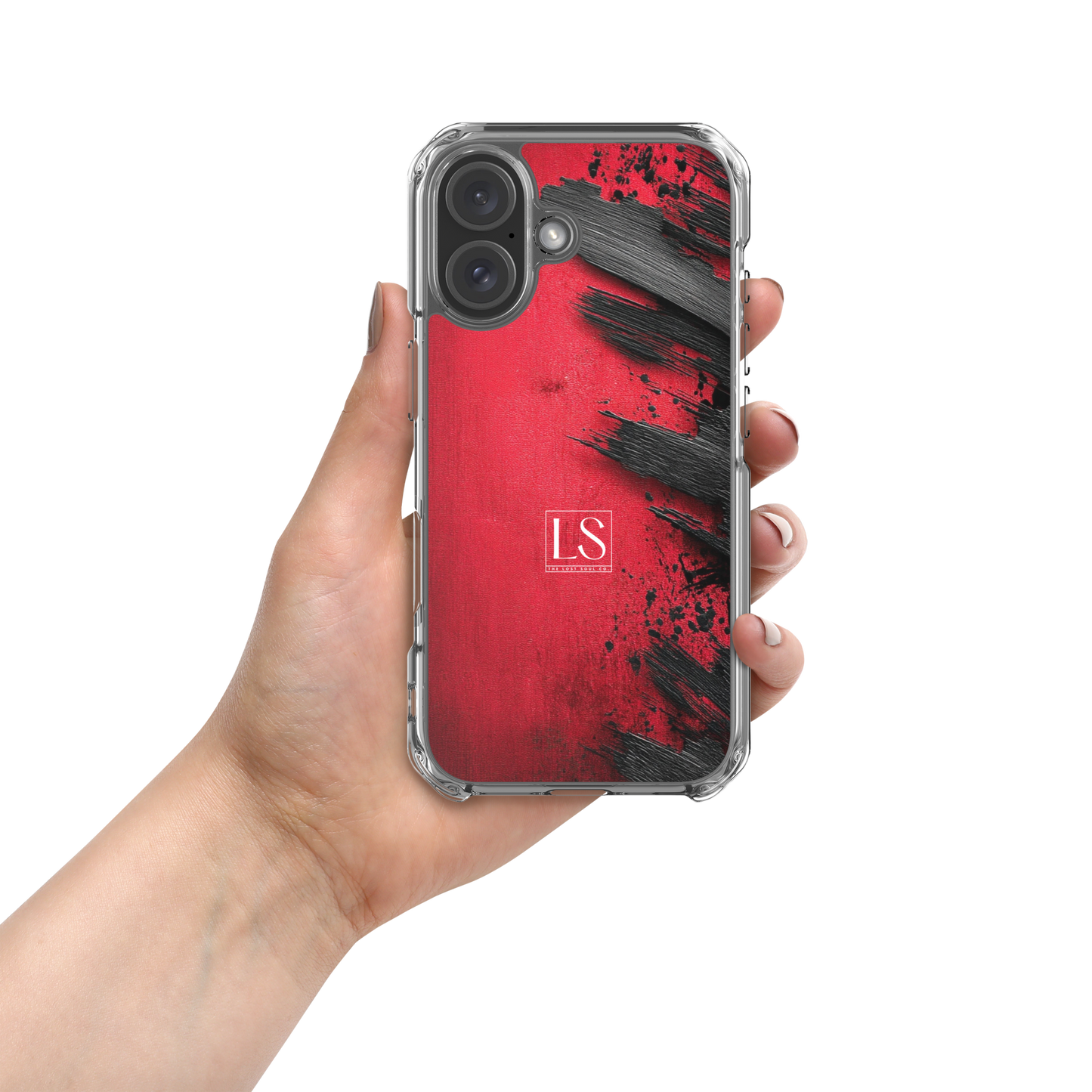 Blood & Brush – Clear iPhone Case | LS-P01