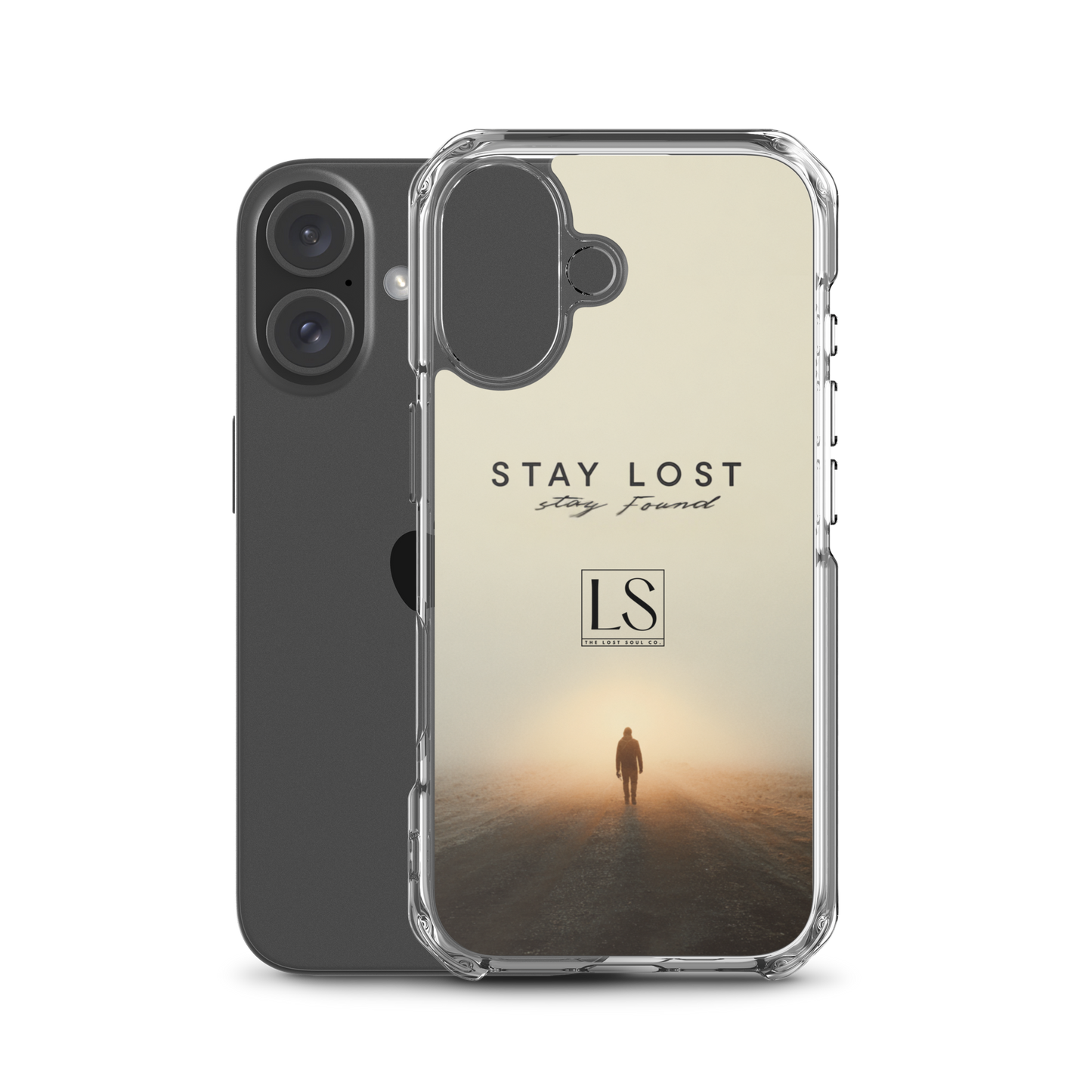 Stay Lost Stay Found – Clear iPhone Case | LS-P02